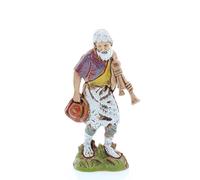 Moranduzzo Gaitero H 9 cm para Belén Escala 1:20 - Limited 9 - Figura Irrompible, Estilo '700, Pintura Acabada a Mano, Producto Oficial, Made in Italy, Escultor M. Landi