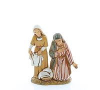Moranduzzo Lavanderas para Belén de 10 cm - Standard 10 - Figuras Irrompibles, Estilo Árabe, Pintadas a Mano, Producto Oficial, Made in Italy, Escultor M. Landi