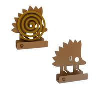 Moranduzzo - Set de 2 Porta Espirales Antimosquitos Spike de Metal, Producto de Diseño Italiano - Colección Signora Flaim (Paquete de 2 Piezas)