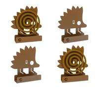 Moranduzzo - Set de 4 Porta Espirales Antimosquitos Spike de Metal, Producto de Diseño Italiano - Colección Signora Flaim (Paquete de 4 Piezas)