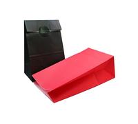 MORANTI Bolsas de regalo de fiesta rojas y negras de 5.1 x 3.1 x 9.4 pulgadas, pequeñas bolsas de papel para bodas, cumpleaños, aniversarios, fiestas, bolsas de regalo, dulces (rojo negro, 24