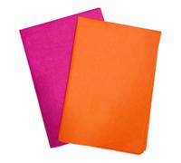MORANTI Papel de regalo de papel de regalo de color rosa intenso y naranja, 30 hojas de 19.7 x 27.5 pulgadas para cumpleaños, boda, fiesta dulce