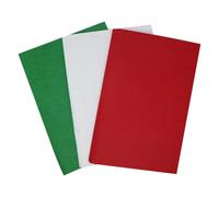 MORANTI Papel de regalo de papel de regalo rojo verde y blanco, 30 hojas de 19.7 pulgadas x 27.5 pulgadas para fiesta de Navidad, suéter feo decoración de fiesta