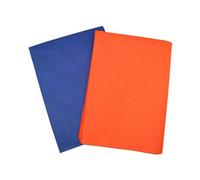 MORANTI Papel de regalo de seda azul real naranja a granel, 30 hojas de 19.7 x 27.5 pulgadas, adecuado para bolsas de regalo de fiesta, graduación, caja de regalo de embalaje, vacaciones, confeti relleno de flecos