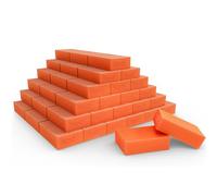 Morary Mini bloque de pulidores de uñas naranja