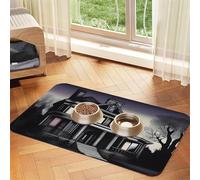MorbidMansion - Alfombrilla de piel absorbente antideslizante para mascotas, 40 x 60 cm, de secado rápido, impermeable, lavable