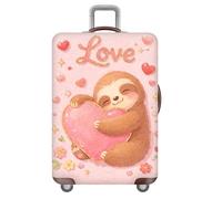 Morbuy Arcoíris Cubierta de Equipaje, Funda de Maleta de 18 a 32 Pulgadas Protector de Cover Lavable Maleta de Viaje Elástico Funda Luggage Cover Protectora (Corazón,M)