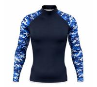 Morbuy Camiseta Natación Hombre Manga Larga (Camuflaje de Moda,XXL)