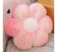 Morbuy Cojín de Peluche con Forma de Flor, Felpa Grueso Cojines para Sillas Cojín de Asiento, Nórdico Hogar Decorar para Oficina Sillas, Sofa, Rincón de Lectura, Habitación (B. Rosa,65x65cm)