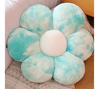 Morbuy Cojín de Peluche con Forma de Flor, Felpa Grueso Cojines para Sillas Cojín de Asiento, Nórdico Hogar Decorar para Oficina Sillas, Sofa, Rincón de Lectura, Habitación (B. Azul,30x30cm)