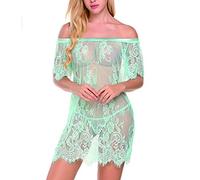 Morbuy Conjunto de Sujetador Sexy para Mujer Lencería Erotica Sexy Conjuntos de Lencería Conjunto De Sujetador Y Tanga con Encaje Tentación Pasión Babydoll Atractivas (M,Verde)