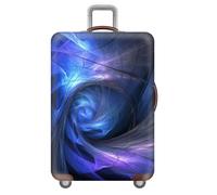 Morbuy Cubierta de Equipaje, Funda de Maleta de 18 a 32 Pulgadas Protector de Cover Lavable Maleta de Viaje Elástico Funda Luggage Cover Protectora (Remolino,L)