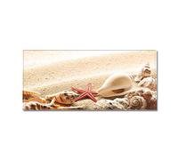 Morbuy Estera de Cocina Felpudos Divertidos, Alfombra de Baño Antideslizante Lavable, Impresión 3D de Conchas de Playa Alfombra de Puerta, Franela Felpudos (Concha de Estrella de mar,40x60cm)