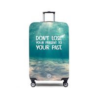 Morbuy Funda de Maleta Elástico de 18 a 32 Pulgadas, Patrón Maleta de Viaje Funda Lavable Cubierta de Equipaje,Protectora Antirayaduras para Carrito de Viaje (Océano,XL)