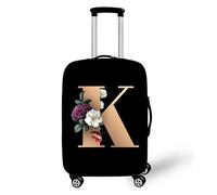 Morbuy Funda Maleta Grande, 26 Impresiones de Letras Protectoras para Funda Maleta Cabina Antipolvo, Funda para Maletas de Viaje Elástica Moderno (M (22-24 Inch Luggage),K)