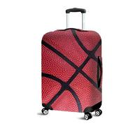 Morbuy Funda Maleta Grande, Estampado de Baloncesto Protectoras para Funda Maleta Cabina Antipolvo, Funda para Maletas de Viaje Elástica Moderno (Basket-Ball 4,S (18-20 Inch Luggage))