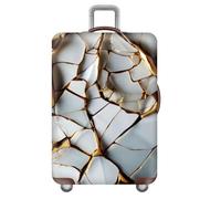 Morbuy Funda Maleta Grande, Estilo Moderno Protectoras para Funda Maleta Cabina Antipolvo, Funda para Maletas de Viaje Elástica (Fragmentos,XL (29-32 Inch Luggage))