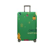 Morbuy Funda Maleta Grande, Fiesta de Navidad Protectoras para Funda Maleta Cabina Antipolvo, Funda para Maletas de Viaje Elástica (Verde,L (26-28 Inch Luggage))