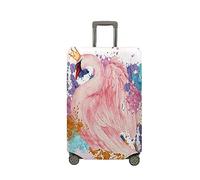 Morbuy Funda Maleta Grande, Impresión de Cisne Protectoras para Funda Maleta Cabina Antipolvo, Funda para Maletas de Viaje Elástica (Acuarela,XL (29-32 Inch Luggage))