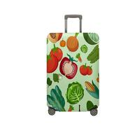 Morbuy Funda Maleta Grande, Impresión de Verdura Protectoras para Funda Maleta Cabina Antipolvo, Funda para Maletas de Viaje Elástica (Verduras 2,M (22-25 Inch Luggage))