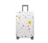 Morbuy Funda Maleta Grande Mediana, Impresión de Lunare Protectoras para Funda Maleta Cabina Antipolvo, Funda para Maletas de Viaje Elástica (Blanco,S (19-21 Inch Luggage))