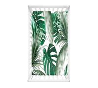Morbuy Sábana Bajera Cuna Bebe, Planta Imprime Sabanas Minicuna, Ábana Capazo Ajustable Transpirable Funda de Cuna Universal para Colchones Ovalados, Rectangulares (Plantas,80x40cm)