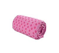 Morbuy Toalla de Yoga Antideslizante, Esterilla de Yoga para Viajes Plegable Secado para Caliente Yoga Toalla Microfibra Antideslizante (183x63cm, Rosa Clásica)