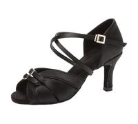 Morbuy Zapatos de Baile Latino Mujer, Zapatos de Salsa y Bachata con Tacón de 5.5cm/7.5cm, para Práctica de Rendimiento, Danza, Tacones Salsa y Bachata Tango Calzado