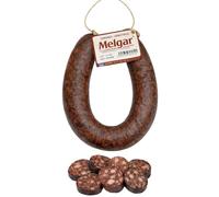 Morcilla Rondeña Melgar Artesana con Pimentón Sin Gluten Sin Lactosa 350g | Embutido andaluz de carne de cerdo oreada. Textura firme ideal para lentejas y guisos de cuchara. Ronda, Málaga.