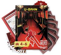 MORD bei Tisch Cena de misterio para casa - 4 hasta 6 personas - La caída del metro - El juego de misterio a partir de 16 años - ideal como cena de misterio para una cena asesina