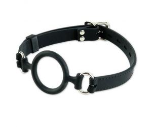 Mordaza Anilla de Silicona Negro