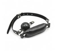 Mordaza de boca abierta desmontable de doble uso,arnés de sujeción personal de cuero sintético,juguetes sexuales,tira de esponja,mordazas de boca abierta,cinturón de arnés para mujeres,hom