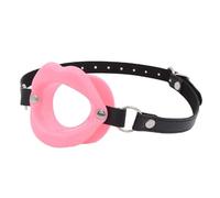 Mordaza de boca abierta,fijación oral,juguete sexual para parejas adultas,ataduras,mordaza de mordida,tienda sexual,forma de labios,juguete para adultos,multicolor,18+,rosa,talla única