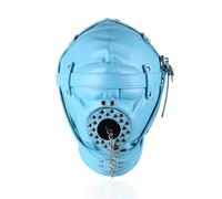 Mordaza De Bola De Bondage Bdsm, Máscara Con Capucha Con Cerradura De Cuero Sintético Y Boca Que Se Puede Abrir, Artículos Sexuales Para Parejas