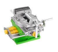 Mordaza de fresado y taladrado, mordaza corredera transversal 2 en 1, mesa trabajo aleación aluminio, compuesta, for taladro columna Para taladro de banco(Not rotatable)