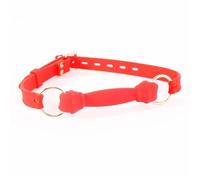 Mordaza de silicona ajustable para la boca,juguete sexual para parejas,accesorios de entrenamiento de esclavos BDSM,arnés de sujeción,bondage,juego de rol para cachorros,color rosa,talla ún