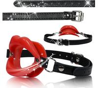 Mordaza de silicona con bandas ajustables,mordaza bucal para bondage BDSM,juguetes fetichistas,mordaza con anilla para juguetes sexuales,color rosa,talla única