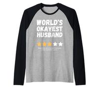 Mordaza Divertida del Marido más Bueno del Mundo Camiseta Manga Raglan