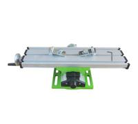 Mordaza Mini para Fresadora con Mesa X y Ajustable, Precisión | Aleación de Aluminio y Abs, Escala Regulable con Volante, para Taladrado Fino y Piezas Pequeñas