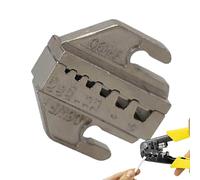 Mordaza para crimpar cables, 0,08-6 mm², 23-10 AWG, acero con alto contenido de carbono | Herramienta para terminales de cables: mandíbulas de repuesto para crimpado manual duraderos, ideales para los