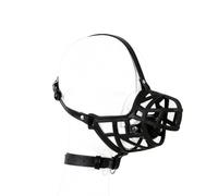 Mordaza tipo bozal de perro de silicona ajustable - Ball gag con collar de cuero - Accesorio bondage y fetiche para parejas en sesiones extremas