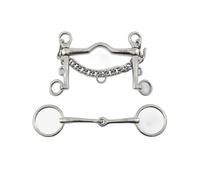 Mordazas de brida en set con mordazas simples Premier Equine Weymouth 15 cm