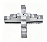 Mordazas Para Plato K12-80/100/125/130/160/200/250/320/400, Para Torneado Y Fresado En Torno CNC Y Fresadora, Planeado, Mandrinado Interior, Biselado, Taladrado(160mm)