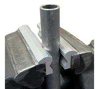 Mordazas protectoras para tornillo de banco (100 mm) - Mordazas de aluminio anodizado de alta calidad, 2 piezas de mordazas con prismas, mordazas de sujeción con 2 imanes fuertes, accesorios de taller