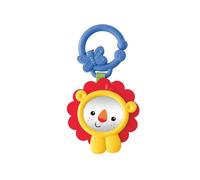 Mordedor con sonajero para bebé / fisher-price / leoncito multicolor,
