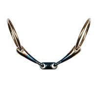 Mordedor de doble anilla para caballos con barriles grandes Harry's Horse Sweet Iron 14,5 cm