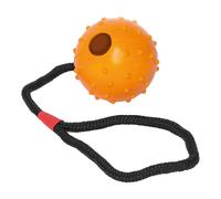 Pelota para Perros - Pelota con Cuerda Redonda Gloria - 7 cm x 30 cm de Largo - Bola Flexible y Resistente - Juguetes para Perros - Bola de Goma - Color Variado