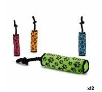 Mordedor de perro Mascow Azul Verde Naranja Rosa 7,5 x 7,5 x 43 cm Cilindro (12 Unidades)