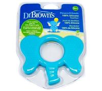 Mordedor Flexees Friends elefante azul - mordedor 100% silicona - Dr. Brown's