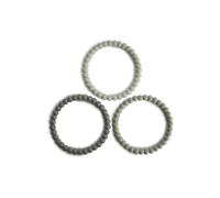 Mordedor Pack 3 Brazaletes Pearl Mushie - Color: Gris perla